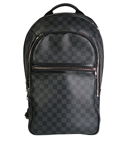 Michael Backpack, Coated Canvas, Damier Graphite, BA1185, DB, B, 1*